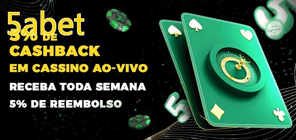 Promoções do cassino ao Vivo 5abet